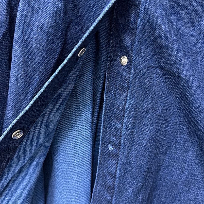 Koyu Mavi Denim Gömlek — görsel 3/5