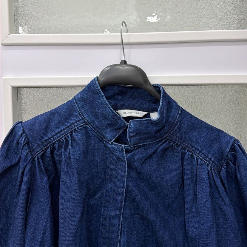 Koyu Mavi Denim Gömlek — görsel 2/5