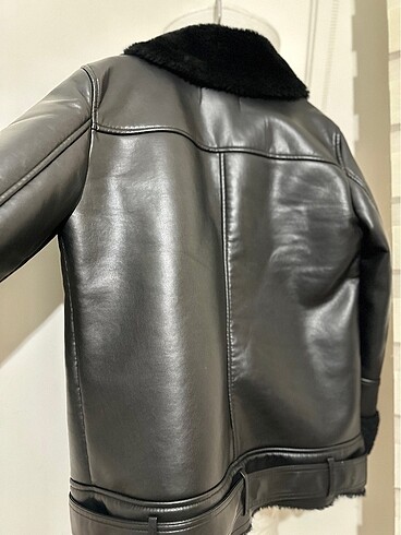 Stradivarius Stradivarius suni kürklü biker ceket