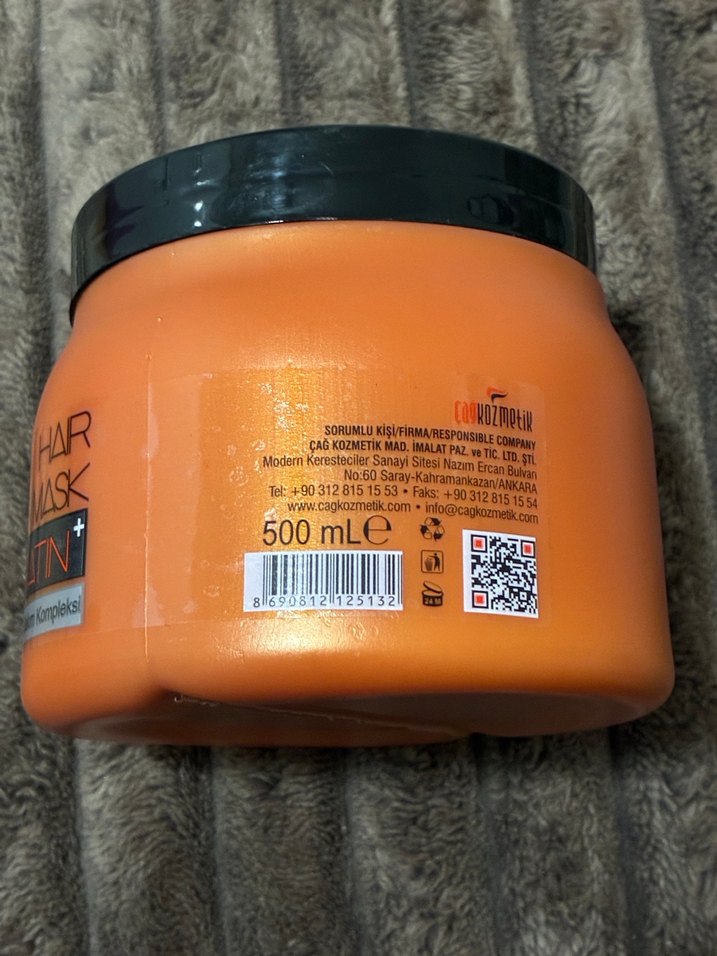 KUAf Onarıcı Keratinli Saç Maskesi 500 ml - Görsel 2