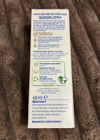 Nivea Sun Luminous630 Antispot SPF 50+ Yüz Koruyucu - Görsel 2