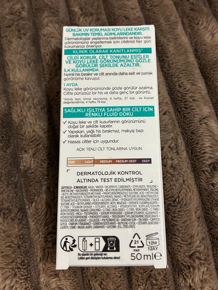 L'Oréal Paris Bright Reveal SPF 50 Renkli Güneş Kremi - Görsel 2