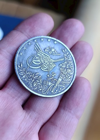 Vintage gümüş Erkek Rozet - Görsel 3