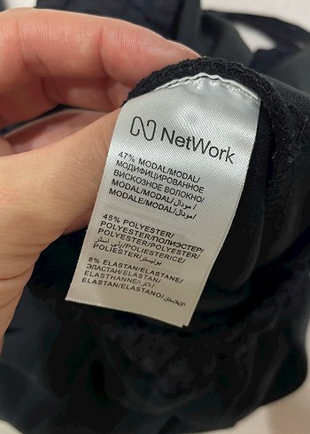 s Beden siyah Renk Network Siyah Rahat Kesim Kadın Eşofman