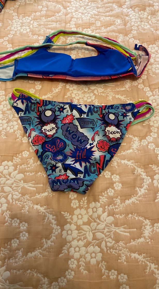 Penti Renkli Pop Art Desenli Mini Bikini - Görsel 5