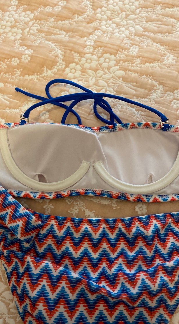 T-Box Marka Renkli Bohem Tarzı Kadın Bikini Takımı - Görsel 5