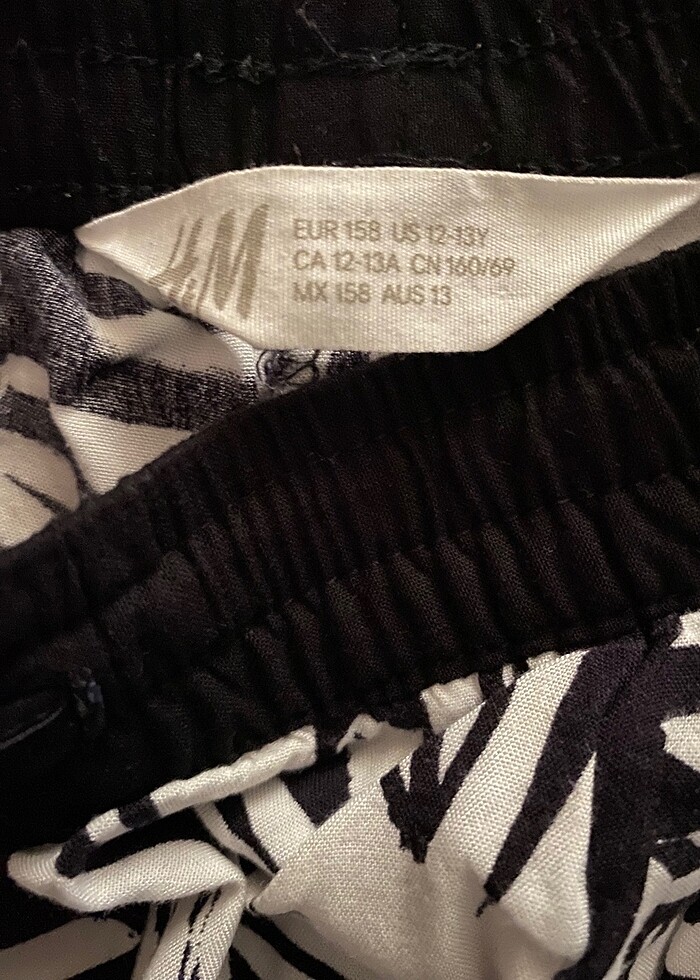 H&M yazlık pantolon 12-13 yaş - Görsel 2