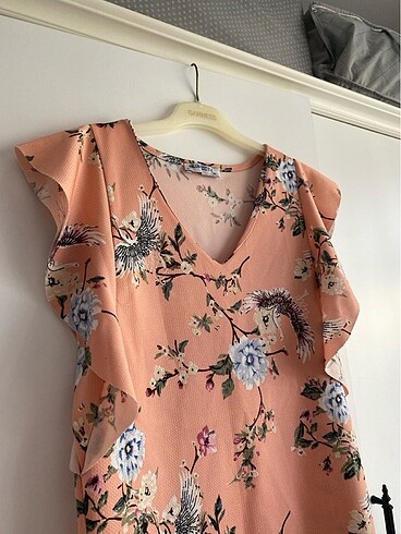 LC Waikiki Pembe çiçekli bluz