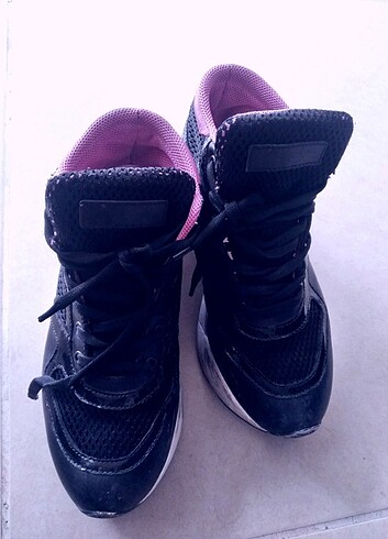 36 Beden siyah Renk Kadın spor ayakkabı