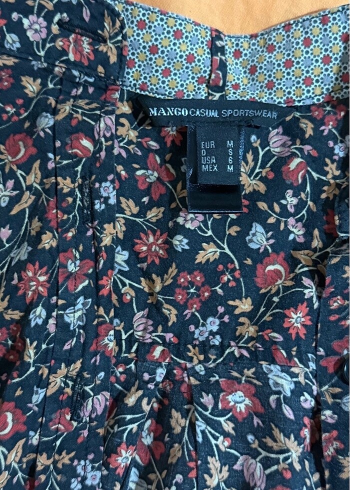 Mango çiçekli gömlek - Görsel 2