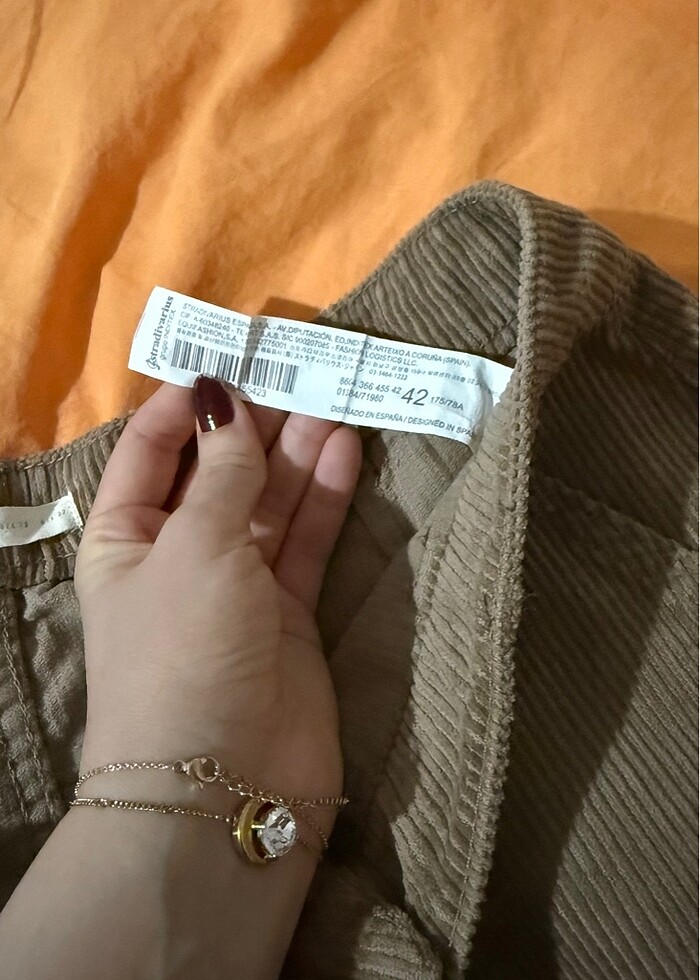 Mini kışlık etek stradivarius - Görsel 4