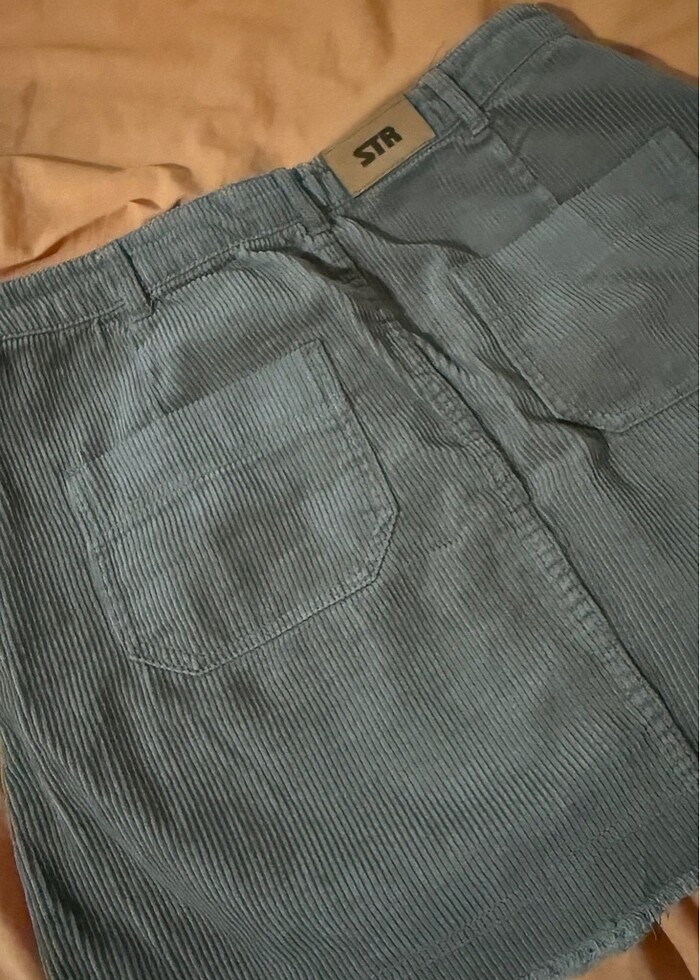 Mini kışlık etek stradivarius - Görsel 2