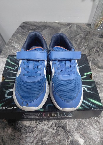 Renkli Erkek Çocuk Spor Ayakkabı Velcro - Görsel 2