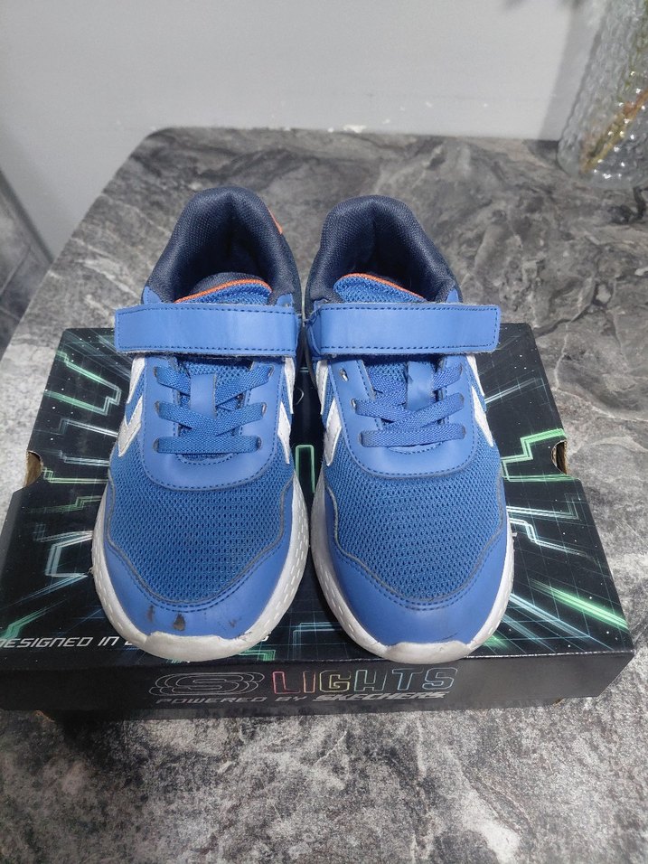 Renkli Erkek Çocuk Spor Ayakkabı Velcro - Görsel 2