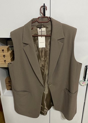 Aybikestil yelek vizon - Görsel 3