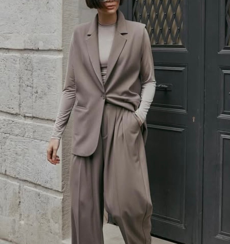 Aybikestil yelek vizon - Görsel 2