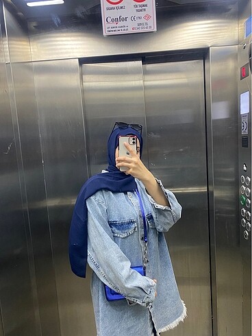 xl Beden Missemramiss kot ceket gömlek