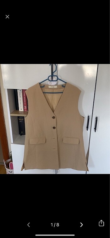 Touche yelek ceket blazer