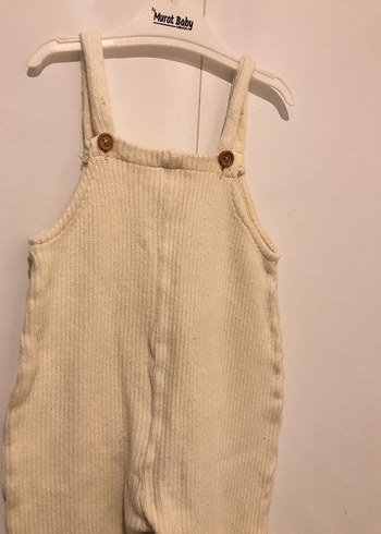 Bej Örgü Çocuk Salopet - Görsel 3