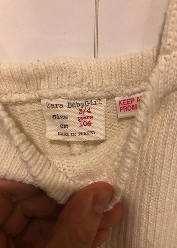 Bej Örgü Çocuk Salopet - Görsel 5