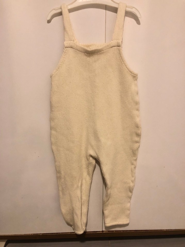 Bej Örgü Çocuk Salopet - Görsel 2