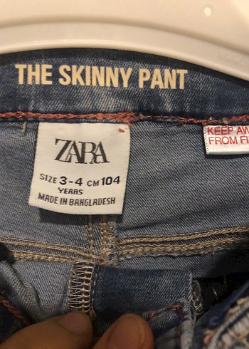 Erkek Çocuk Mavi Dar Kesim Denim Pantolon - Görsel 4