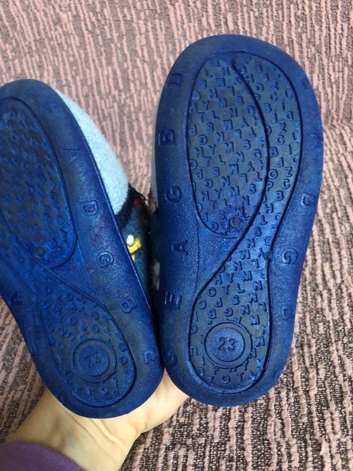 Mavi Erkek Çocuk Sıcak Ev Terliği - Görsel 4