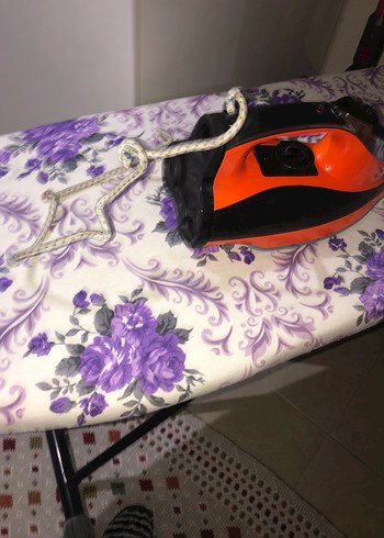 Turuncu Siyah Elektrikli Ütü - Görsel 4