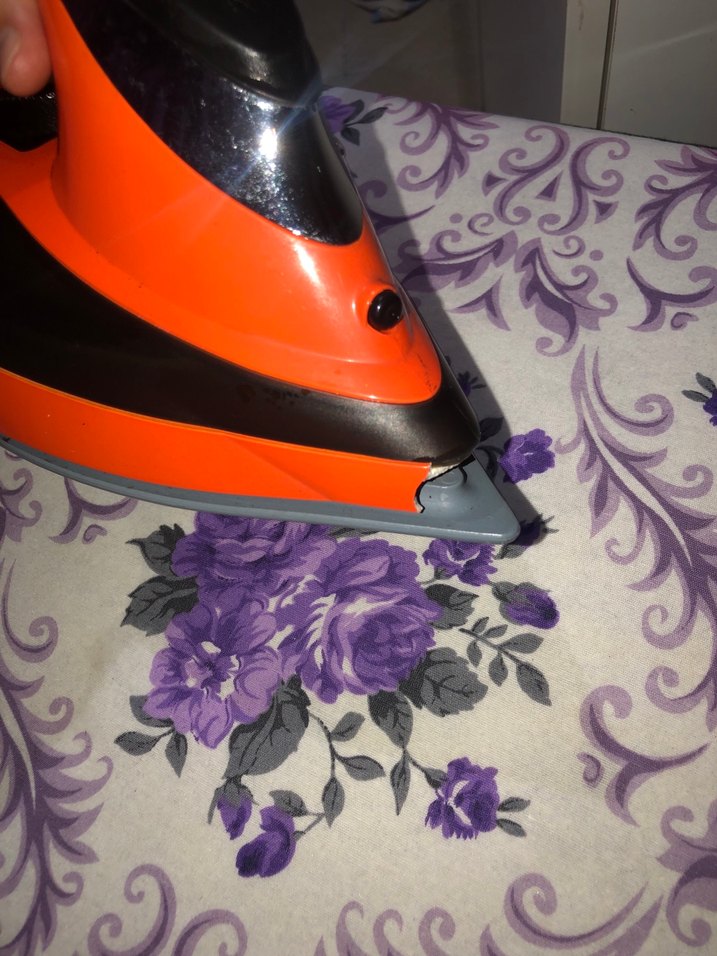 Turuncu Siyah Elektrikli Ütü - Görsel 5