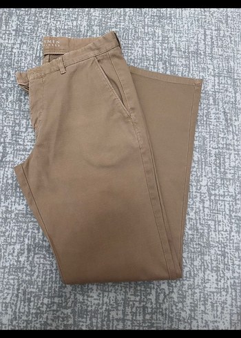 Beymen Bej Kemerli Regular Fit Keten Erkek Pantolon 50 beden - Görsel 3