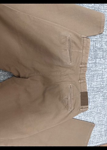 Beymen Bej Kemerli Regular Fit Keten Erkek Pantolon 50 beden - Görsel 6