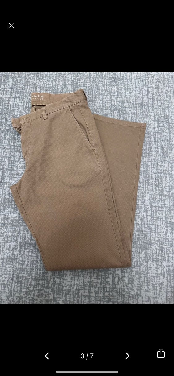 Beymen Bej Kemerli Regular Fit Keten Erkek Pantolon 50 beden - Görsel 3