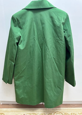 Düğmeli Yeşil Uzun Kadın Blazer - Görsel 2