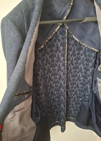 mavi Erkek Düğmeli Ceket, Normal Boy, Regular Fit - Görsel 4