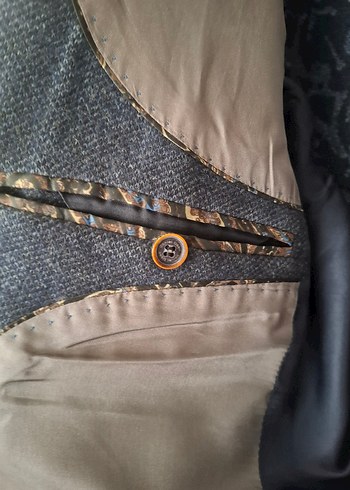 mavi Erkek Düğmeli Ceket, Normal Boy, Regular Fit - Görsel 5