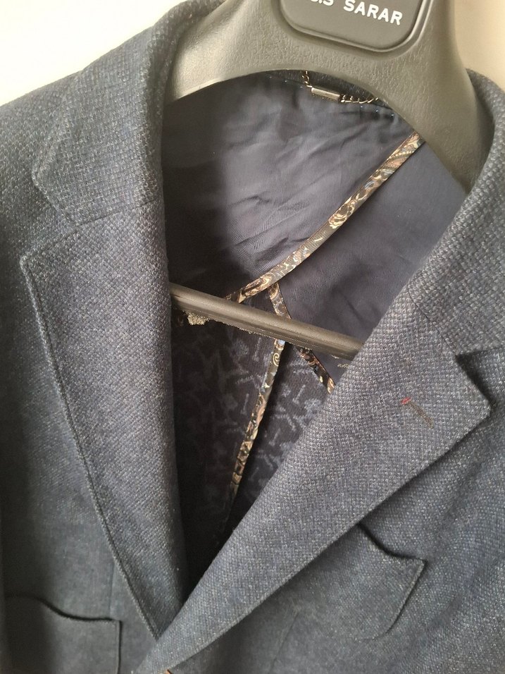 mavi Erkek Düğmeli Ceket, Normal Boy, Regular Fit - Görsel 2