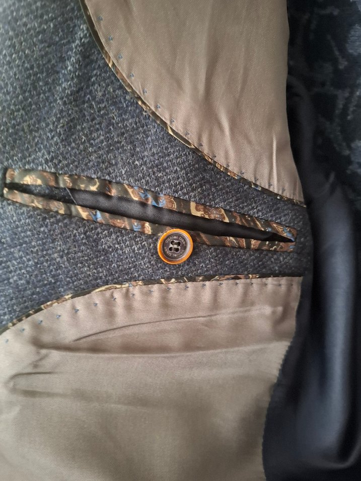 mavi Erkek Düğmeli Ceket, Normal Boy, Regular Fit - Görsel 5