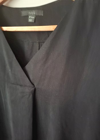 Siyah Uzun Kollu Salaş Kadın Elbise - Görsel 5