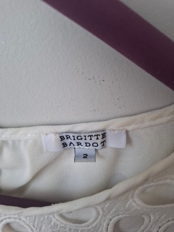 Dantel Detaylı Beyaz Kadın Bluz - Görsel 3