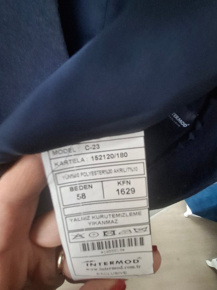 Düğmeli Koyu Lacivert Erkek Yelek - Görsel 4