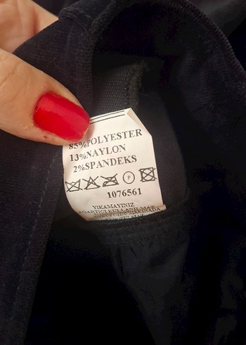 Kadın Mor Süet Düğmeli Ofis Blazeri pantolon takım - Görsel 4