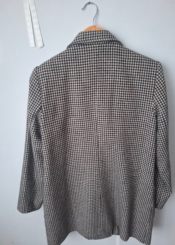 Düğmeli Midi Kadın Klasik Ceket - Görsel 6