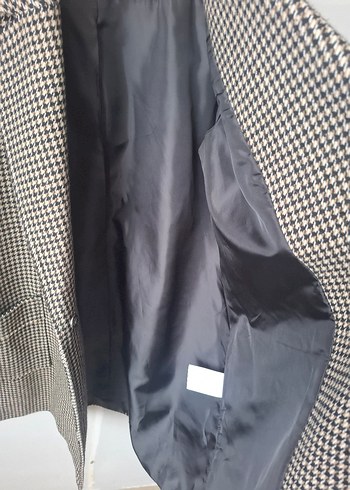 Düğmeli Midi Kadın Klasik Ceket - Görsel 8