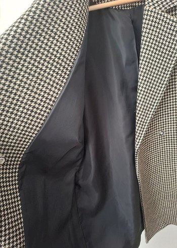 Düğmeli Midi Kadın Klasik Ceket - Görsel 7