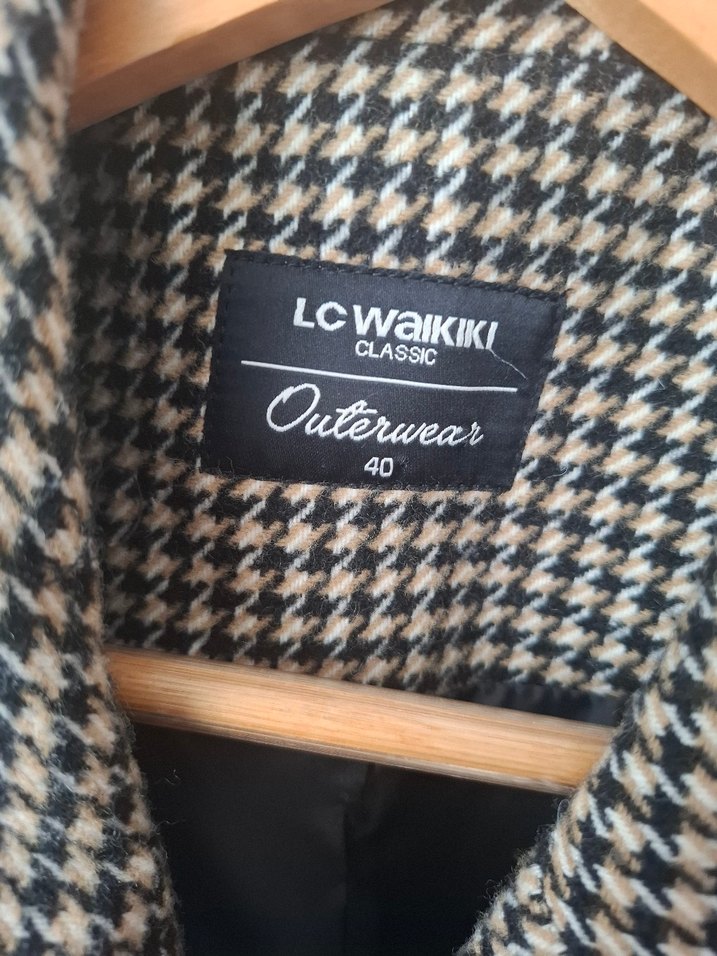 Düğmeli Midi Kadın Klasik Ceket - Görsel 4