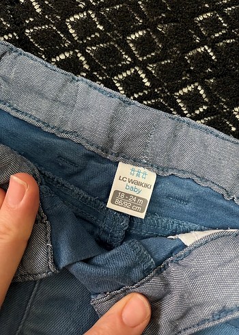 18-24 Ay Beden Mavi Erkek Denim Şort
