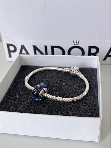 Dalgalı koyu mavi murano charm #beğeni
