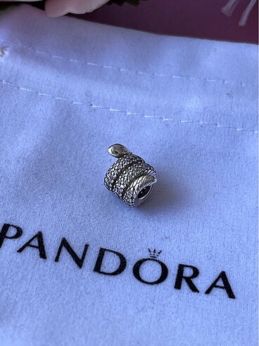 Beden beyaz Renk Işıltılı yılan Pandora charm