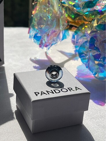 Pandora Mavi murano charm #beğeni