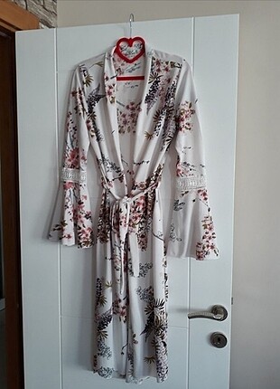 çiçekli kimono pareo